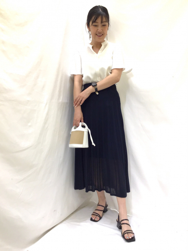 透かし編みニットスカートZ+E（レディース）の着用コーディネート一覧