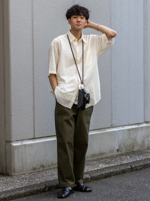 GU公式 | ワイドベイカーパンツB