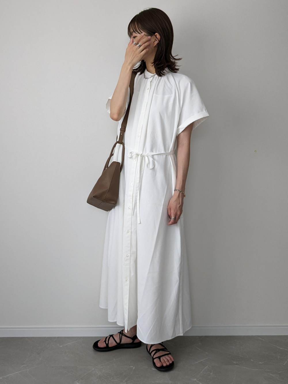 HYKE(ハイク)】 BUTTON-DOWN SHIRT DRESS｜PARIGOT ONLINE（パリゴ