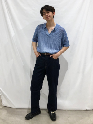 GU公式 | リアルレザービットローファー