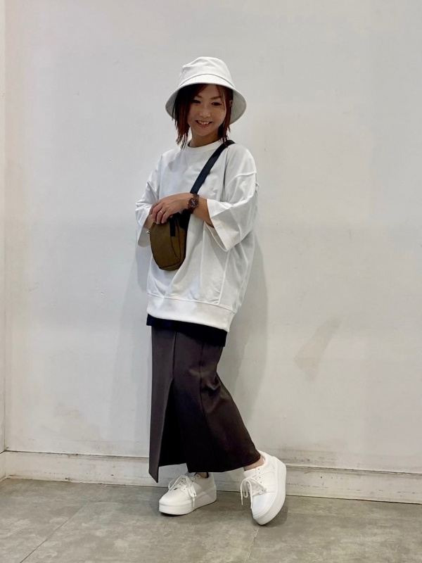 カットソーナローミディスカート(丈標準82.0～86.0cm