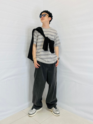 GU公式 | マルチボーダーT(半袖)OSB+EC