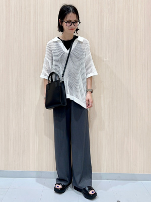 GU公式 | メッシュスキッパーポロセーター(半袖)(セットアップ可能)