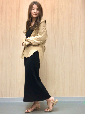 GU公式 | リネンブレンドオーバーサイズシャツ(長袖)