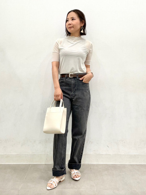 Sweet William BROWN 新品未使用送料込み GU公式 | ブラフィールクロップドアメリカンスリーブタンク