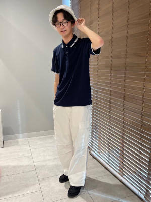 GU公式 | ドライポロシャツ(半袖)(ライン)+E