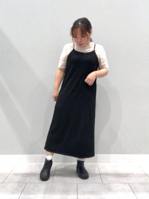 Ys様＊パネル２枚 リブキャミソールワンピースOSA+EC(丈短め111cm～118cm