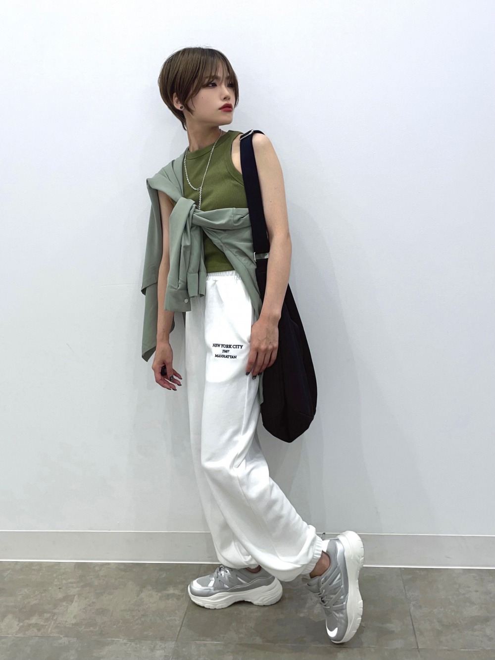 韓国 setup exe カーディガン ボレロ 蝶 IVE レイ 60% SETUP‐EXE】BODYSUIT SLEEVELESS & CARDIGAN SET | OUR BRAND