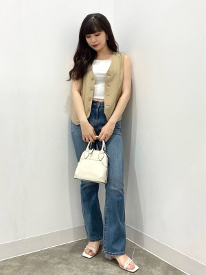 ☺︎︎︎︎さん専用 GU公式 | リネンブレンドコンパクトベスト(セットアップ可能)