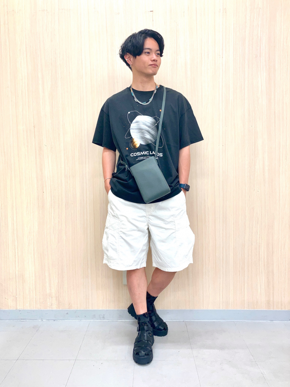 山水書法冊頁 ウォッシャブルテーラードジャケットSW(セットアップ可能