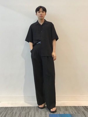 GU公式 | オープンカラーシャツ(5分袖)