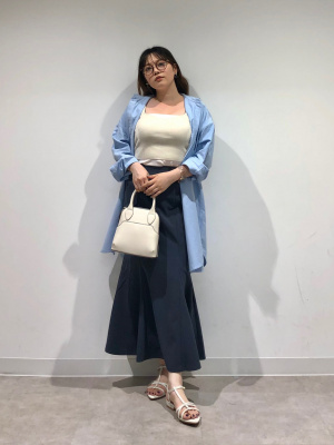 GU公式 | オックスフォードミニシャツワンピース(長袖)+E