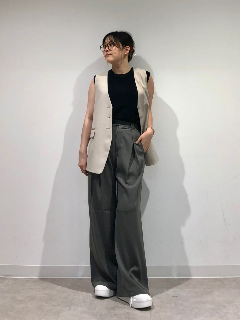 サイドラインフルジップパーカ(長袖) beautiful people (セットアップ