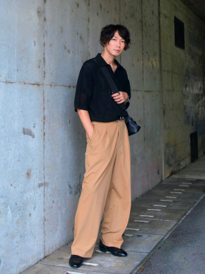 GU公式 | メッシュニットスキッパーポロシャツ(5分袖)