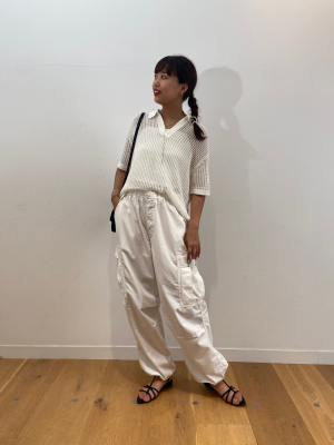 GU公式 | メッシュスキッパーポロセーター(半袖)(セットアップ可能)