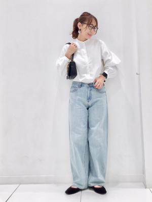 GU公式 | ローライズバギージーンズ(丈標準73.0～77.0cm)