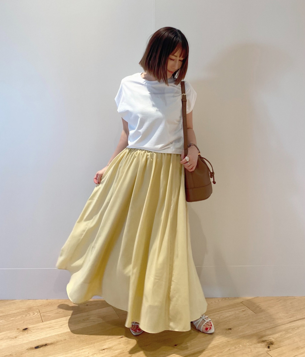 SAN JULIAN setup ベアトップ スピンドル スカート セットアップ トップス×スカートニットセットアップ[LA47-26T001]｜URBAN