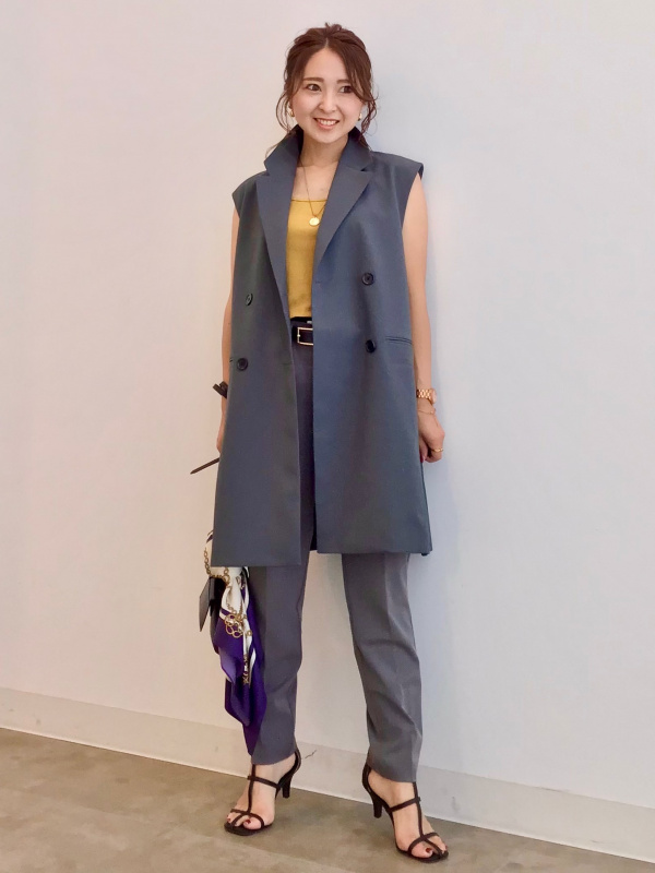 ウォッシャブルテーパードパンツZ(セットアップ可能