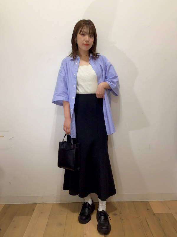 カットソーマーメイドミディスカート+EC(丈短め77.0～81.0cm