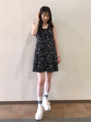 付け替えボタン付【GU ジーユー】シンプル コットン ミニ