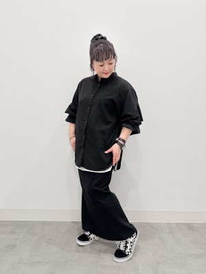 GU公式 | カットソーナローミディスカート(丈標準82.0～86.0cm)