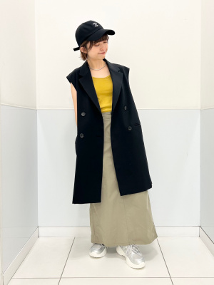 GU公式 | ブラフィールクロップドバックオープンタンクトップ