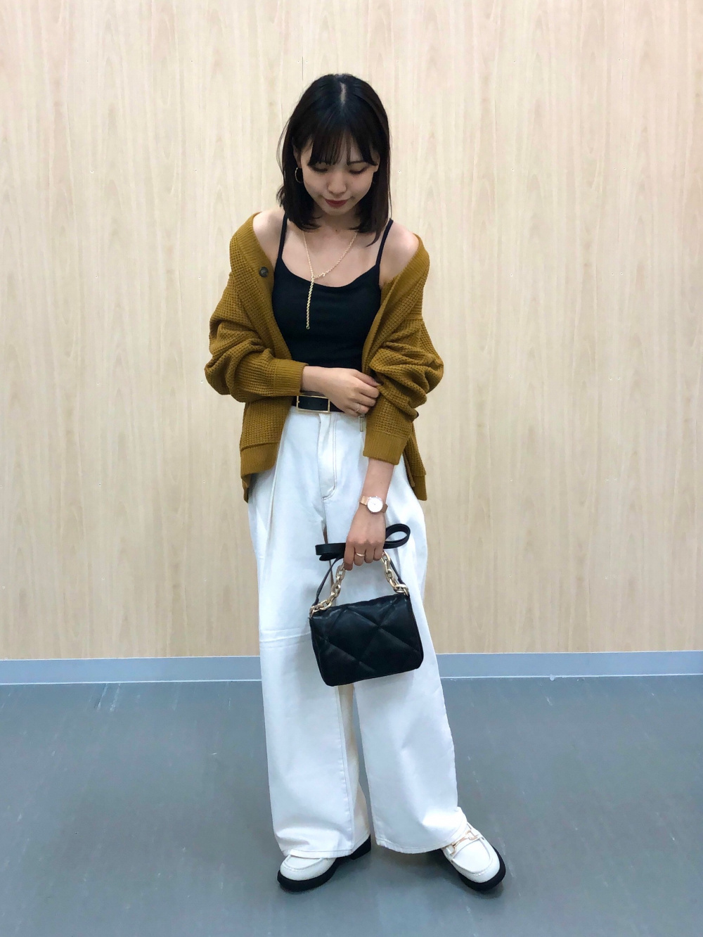 ストラップショルダーミニT(半袖)OSB+EC、ライトデニムワイド