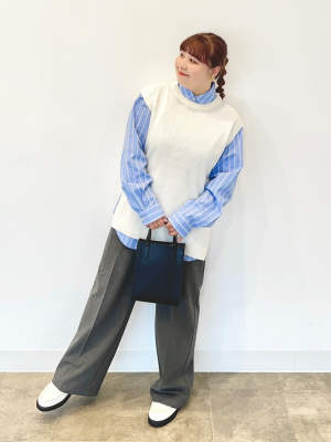 える　メモリアル✖️2 GU公式 | フレンチスリーブセーター