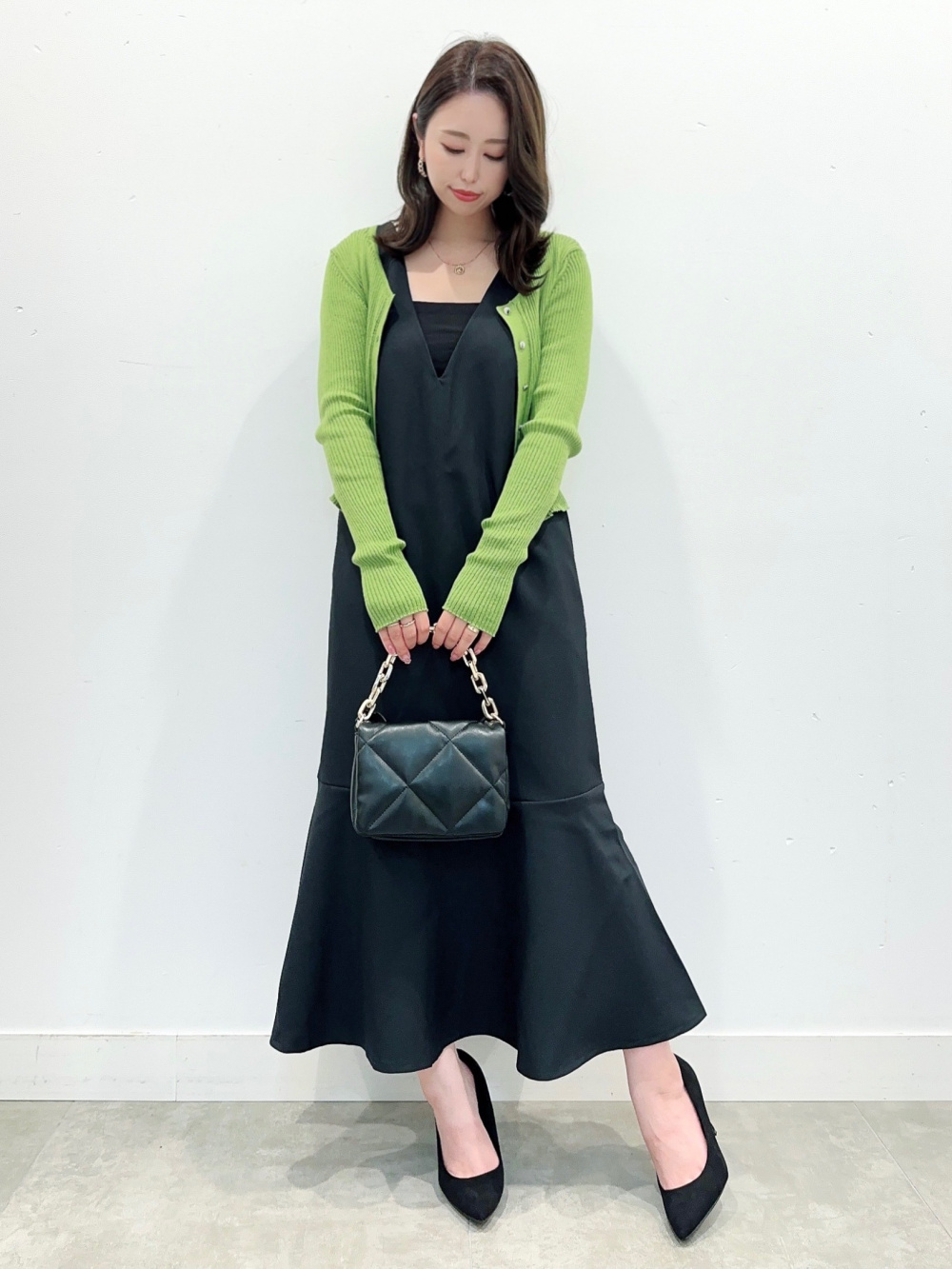 ユミちゃん様マークアンドロナ 長袖タートル カモフラ ゴールドスカル 文字 ブラ ブラフィールキャミソール、アーガイルオーバーサイズ