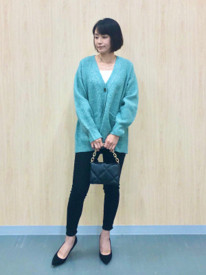 GU公式 | リブスクエアネックニットタンクトップ