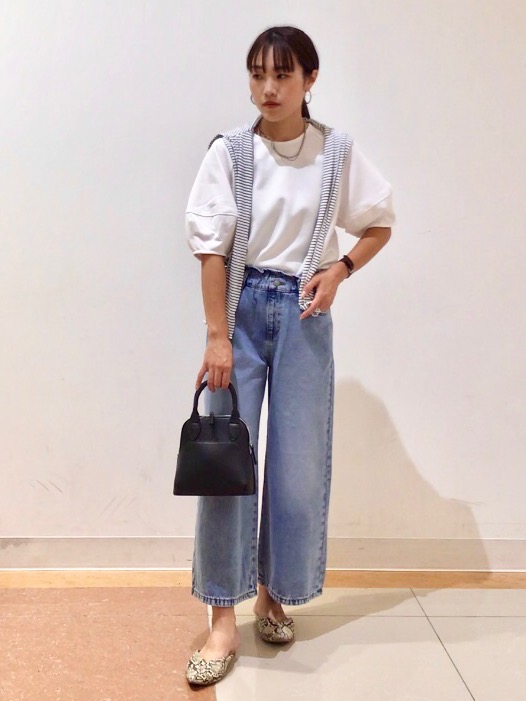 ランタンスリーブT(5分袖)Z+E（レディース）の着用コーディネート一覧