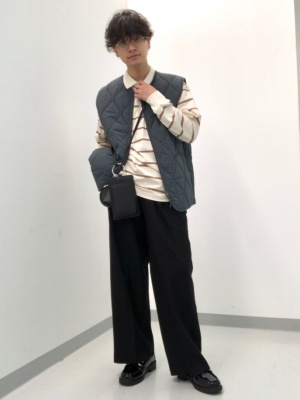 GOWEST ネイビー キルティング ベスト L 楽天市場】キルティング ベスト（カラーネイビー）（メンズ