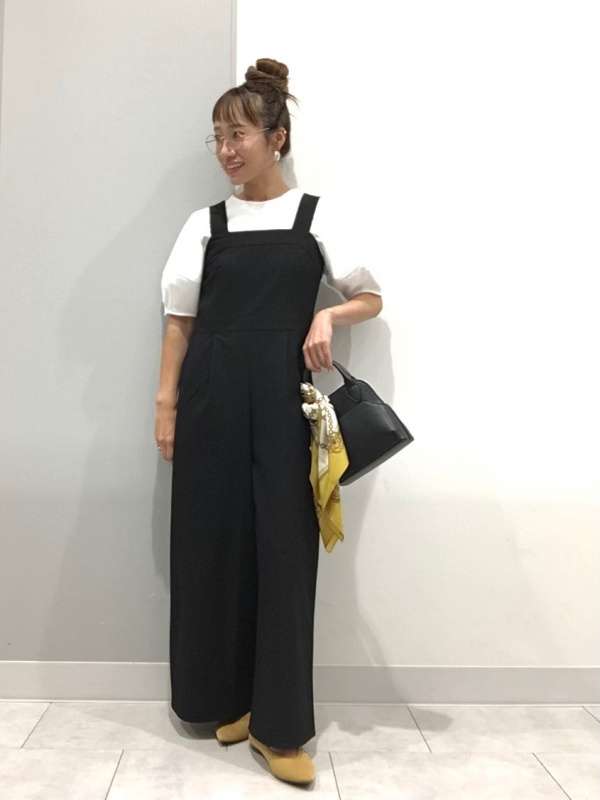 ランタンスリーブT(5分袖)Z+E（レディース）の着用