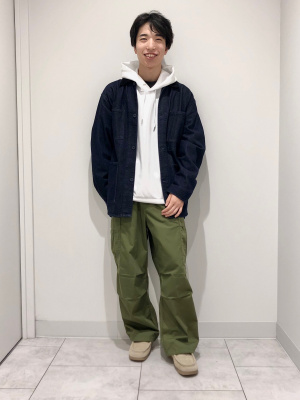 GU公式 | リアルレザーモカシンシューズ