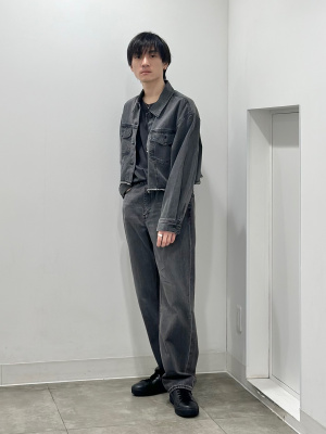 GU公式 | デニムクロップドジャケット