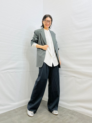 brighe 既製品 GU公式 | ドレープボリュームスリーブブラウス(長袖)Z+E