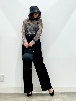 値下げ【新品・未使用】GUCCI ブラックレザー バケットハット GUCCI/グッチ】買取強化ブランドGUCCIからシェリーラインの