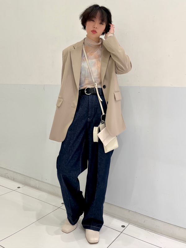 デニムバギースラックス(丈標準68.0～72.0cm)(セットアップ可能