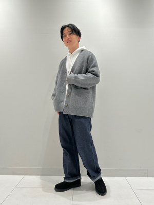 《Pです》❤お洒落❤「スペッチオ」カーディガン GU公式 | パフィータッチオーバーサイズカーディガン(長袖)