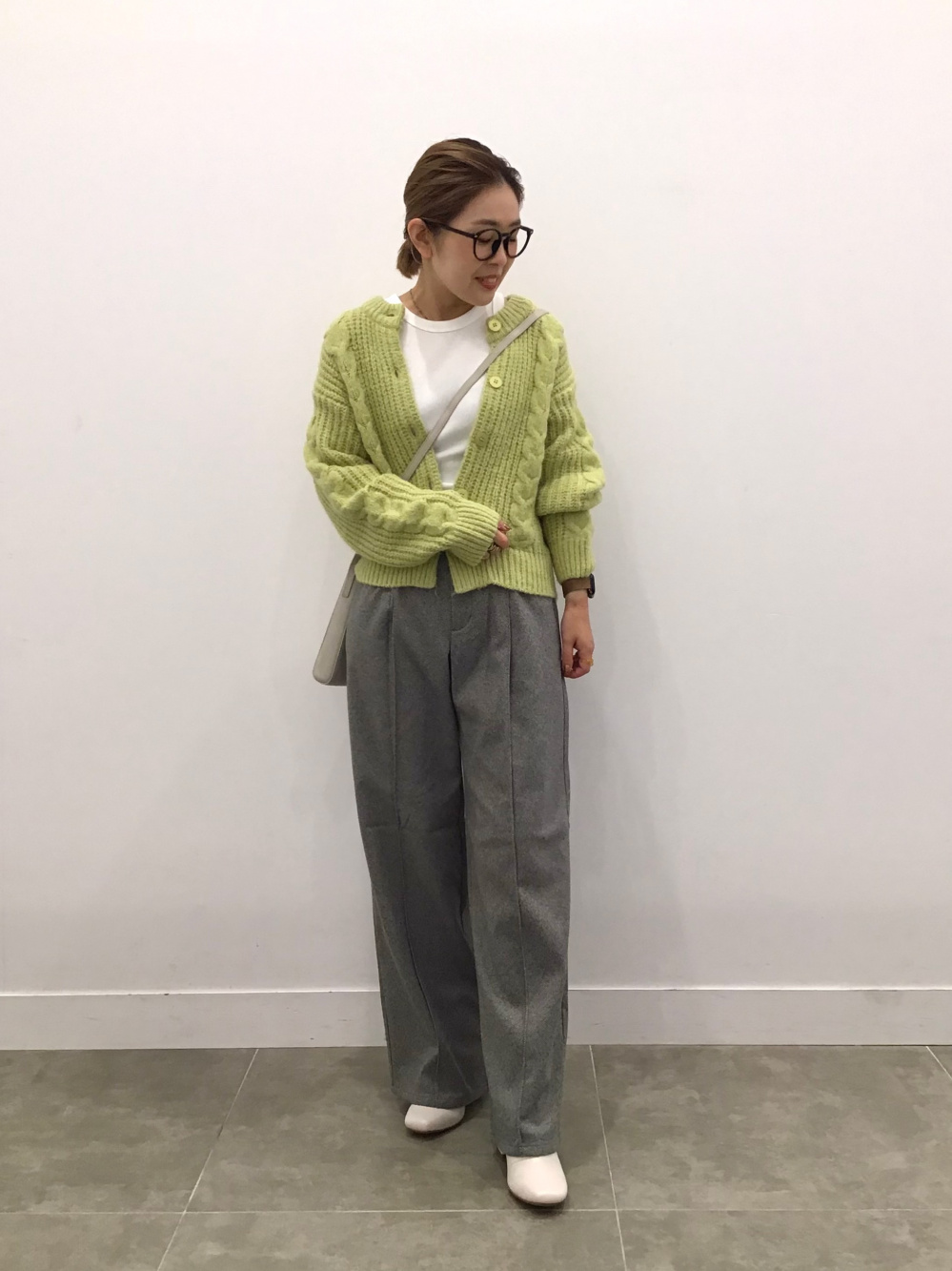 Vネックニットチュニック(ノースリーブ)+X、アメリカンスリーブタンク