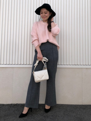 新品　ビジュー付きダークブルーフレアパンツ 楽天市場】[今だけ1500円]とろみドレープワイドパンツ◇パンツ