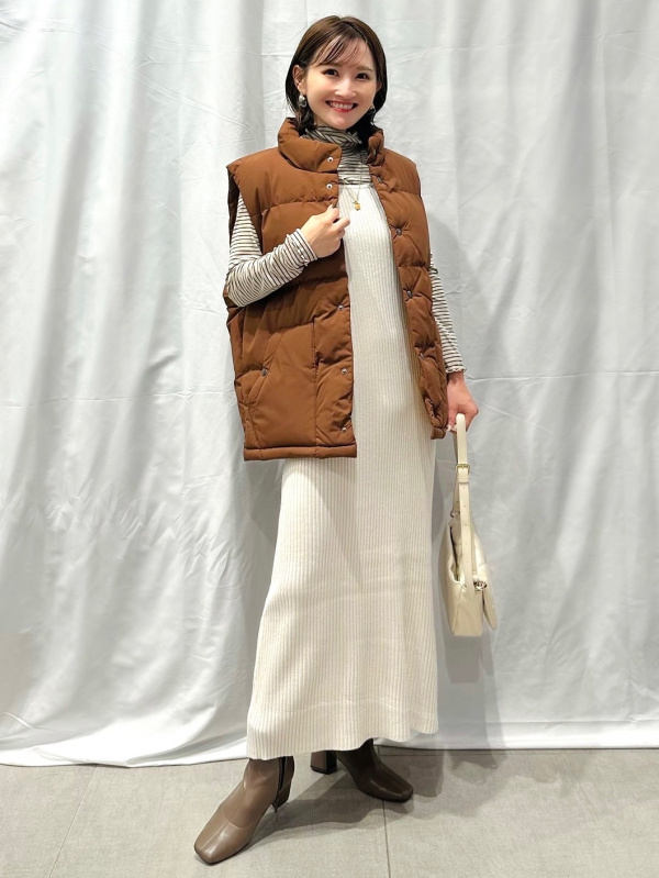 ■即発送■ 新品 ゴルフ UTAA ユタ レディース ニット セーター 長袖 M クロップドタートルネックセーター(長袖)YT+E、フレアヘムニット