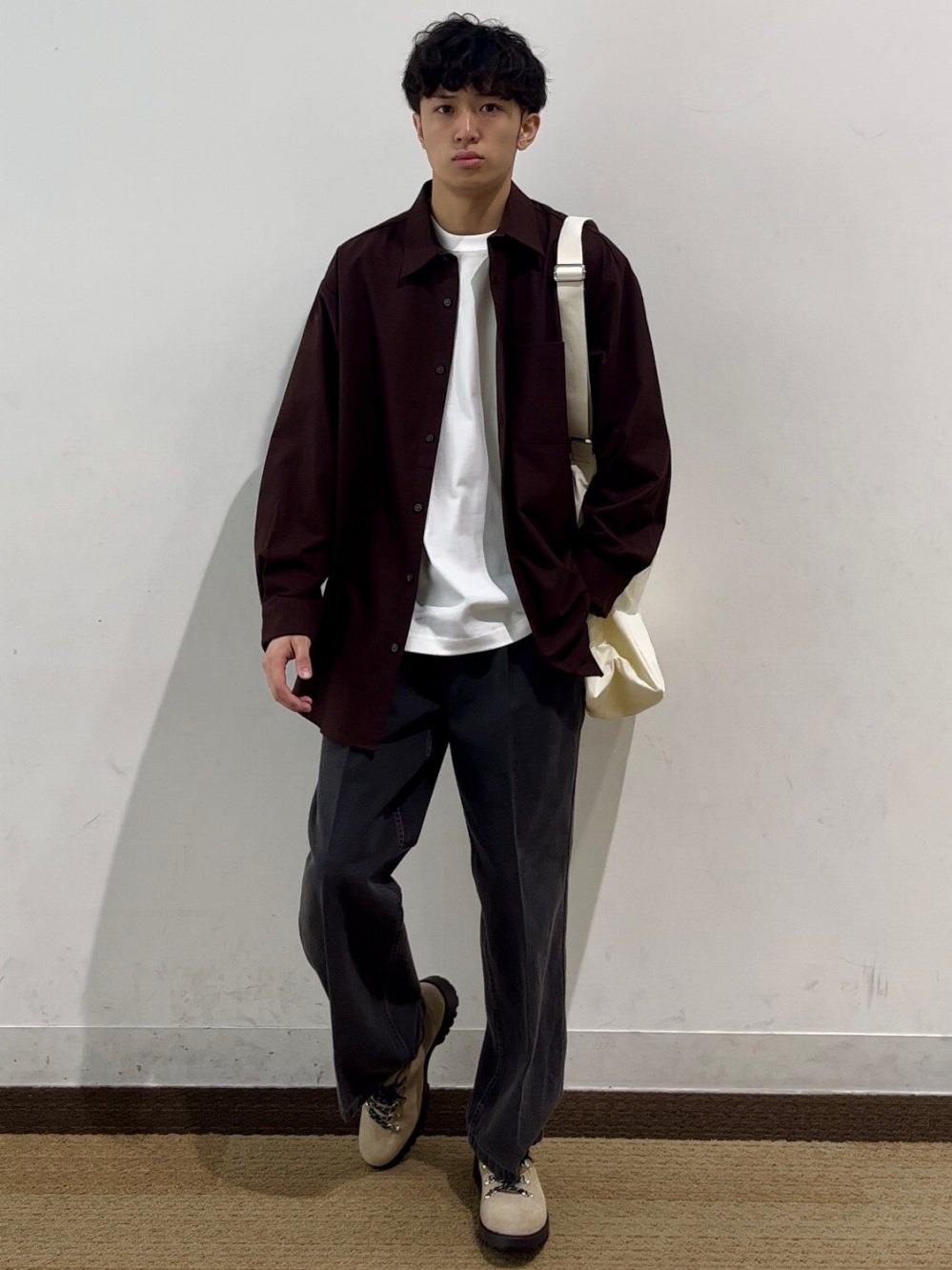 オーダーの御相談いつでもお声かけください GU公式 | オーバーサイズシャツ(長袖)(マドラスチェック)