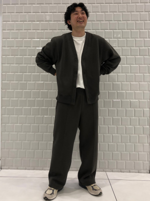 GU公式 | ヘビーウェイトスウェットバギーパンツNT+E(丈標準67.0