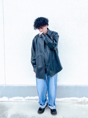 GU公式 | バギージーンズ+EC(丈長め80.0cm)(セットアップ可能)
