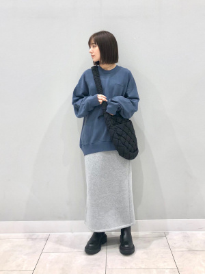 「購入」　まとめ売りセット GU公式 | ウォッシュドロゴスウェットプルオーバー(長袖)+E