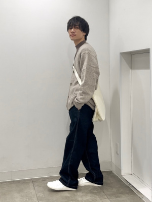 GU公式 | デニムバギースラックス(丈標準68.0～72.0cm