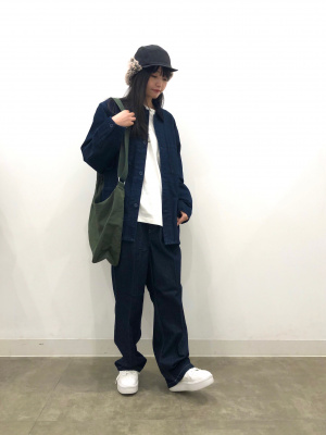 GU公式 | デニムバギースラックス(丈標準69.0～73.0cm)