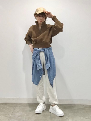 GU公式 | デニムオーバーサイズシャツ(長袖)