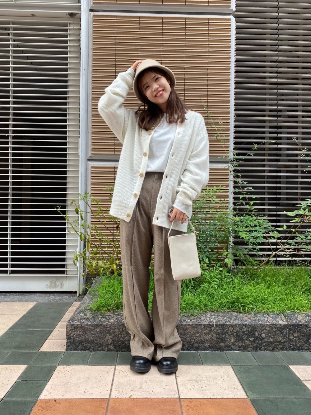 スウェットプルオンパンツ(セットアップ可能)、ケーブルハーフジップ